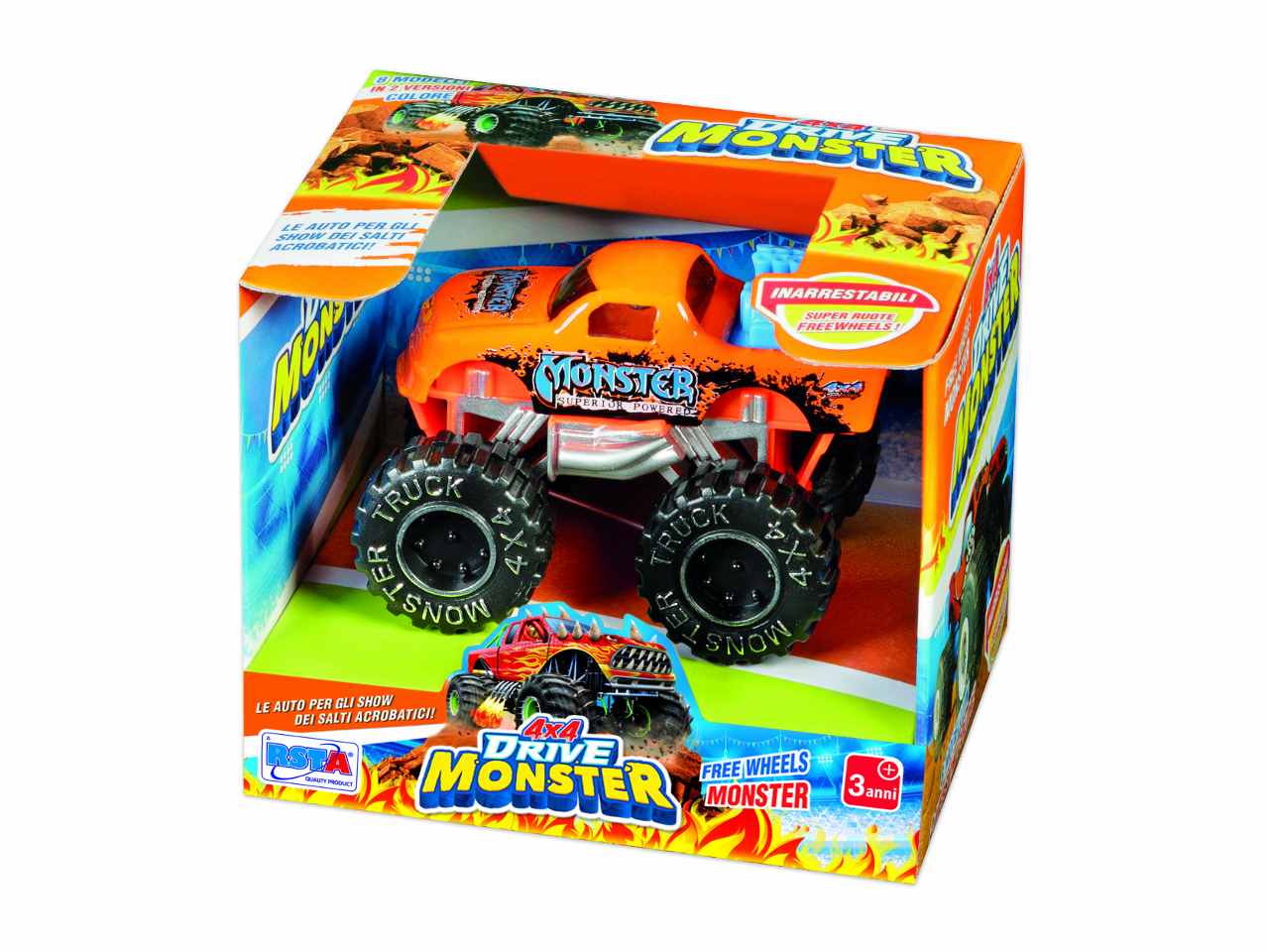 Auto die cast drive monster 12 modelli