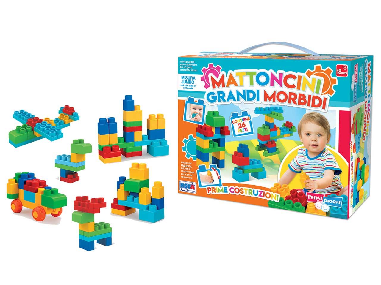 Mattoncini grandi morbidi 26 pezzi