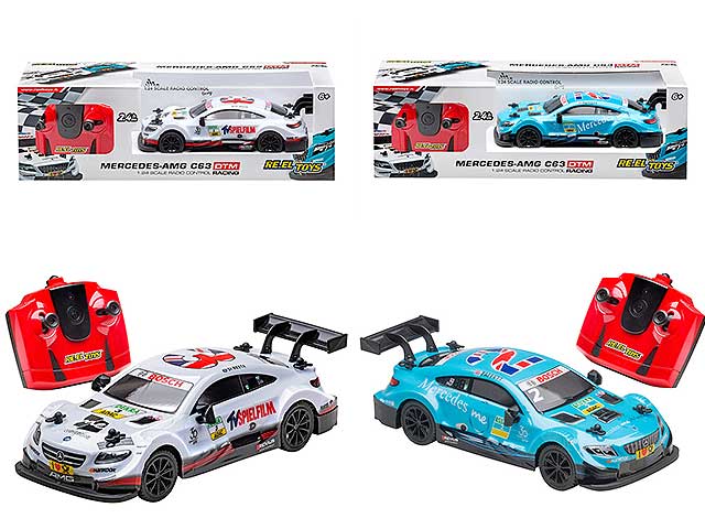 Auto radio comando 1:24 mercedes amg c63 2.4 ghz