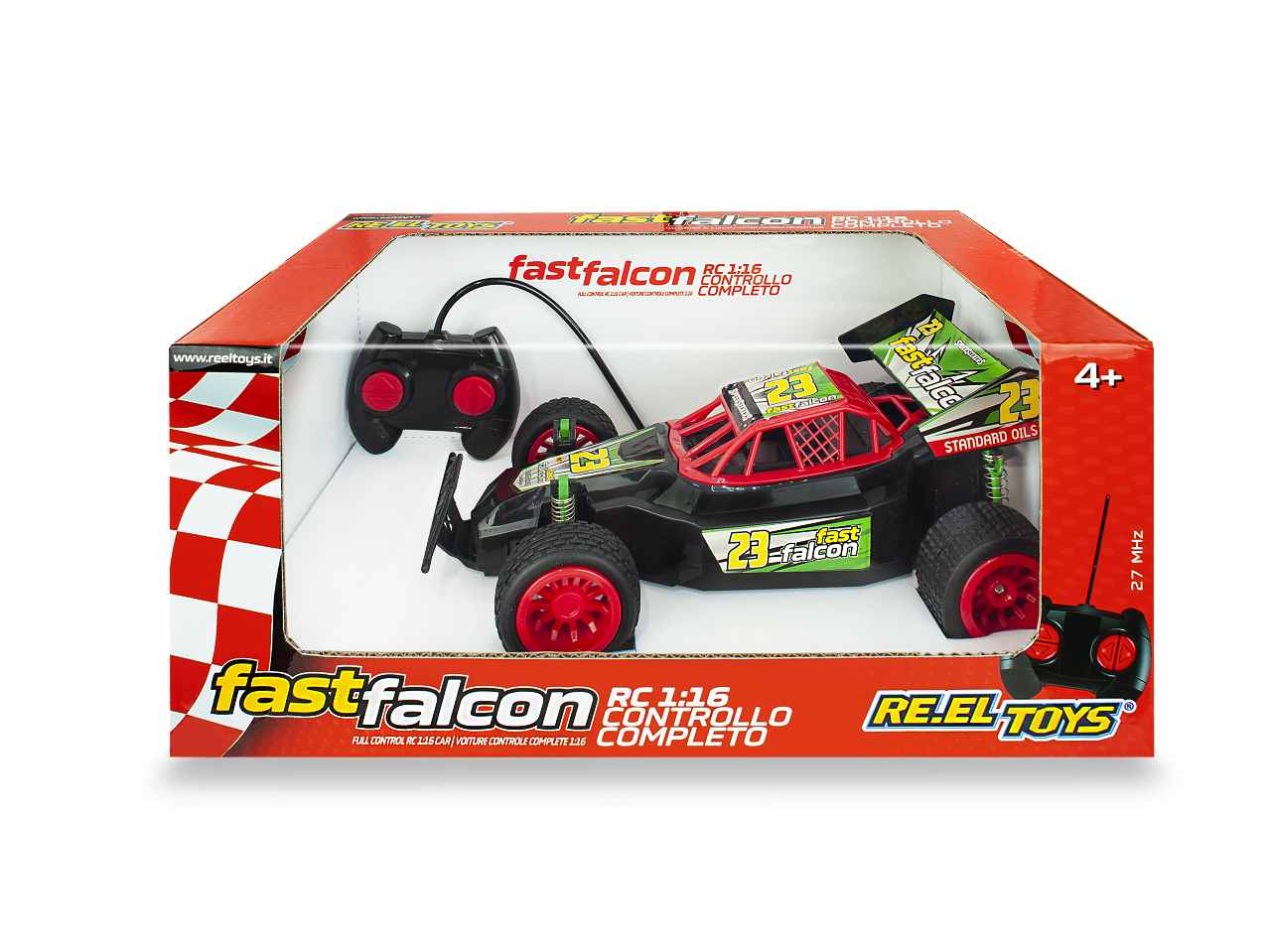 Auto radio comando 1:16 fast falcon 27 mhz