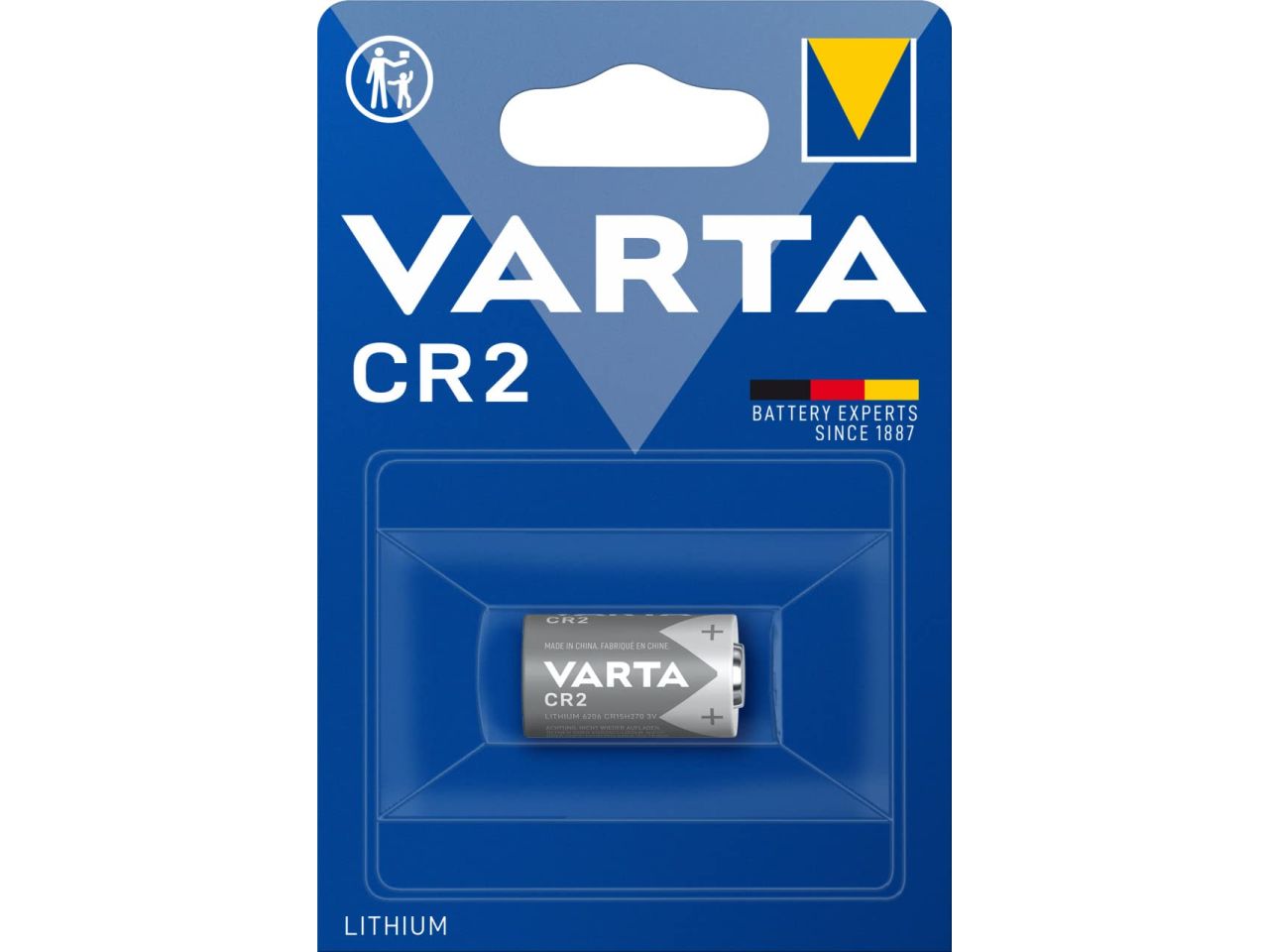 Pila varta lithium cr2