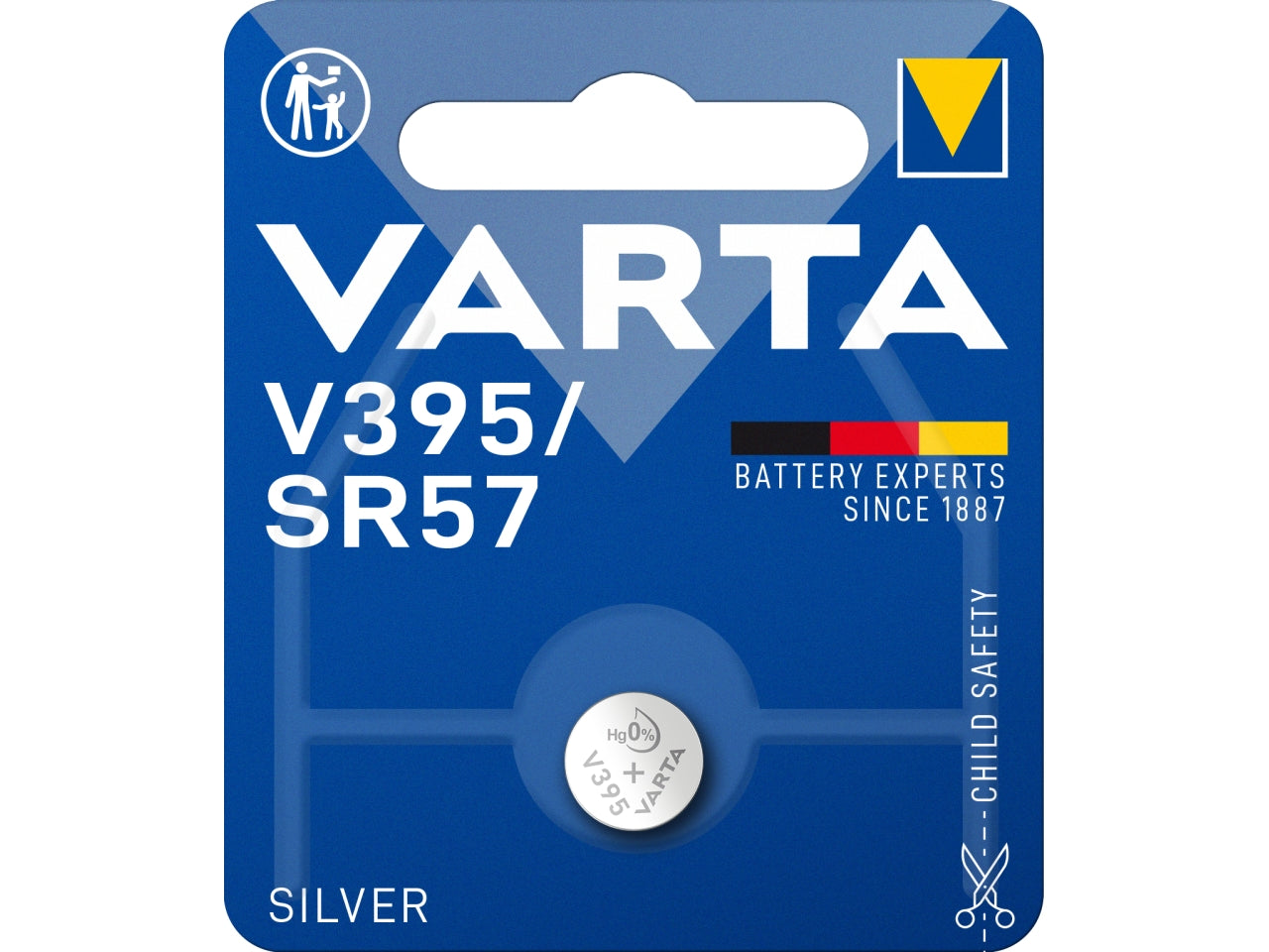 Varta pila silver coin v395