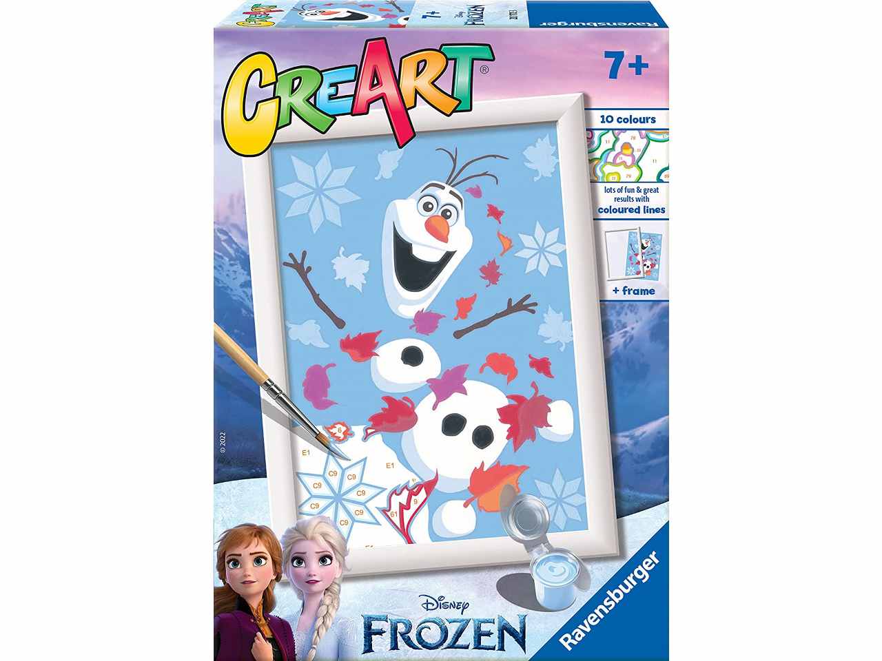Creart frozen cheerful olaf 20172 3