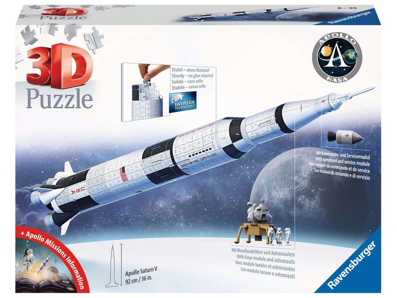 Puzzle 3d nasa saturn$ $