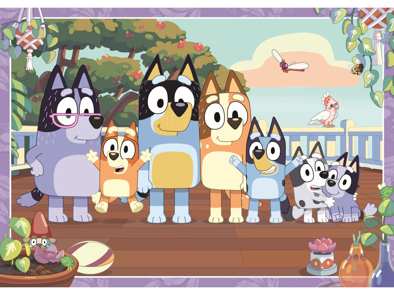 Puzzle Bluey, Collezione 24 Giant Pavimento, 24 Pezzi, Età Raccomandata 3+ Anni - Ravensburger