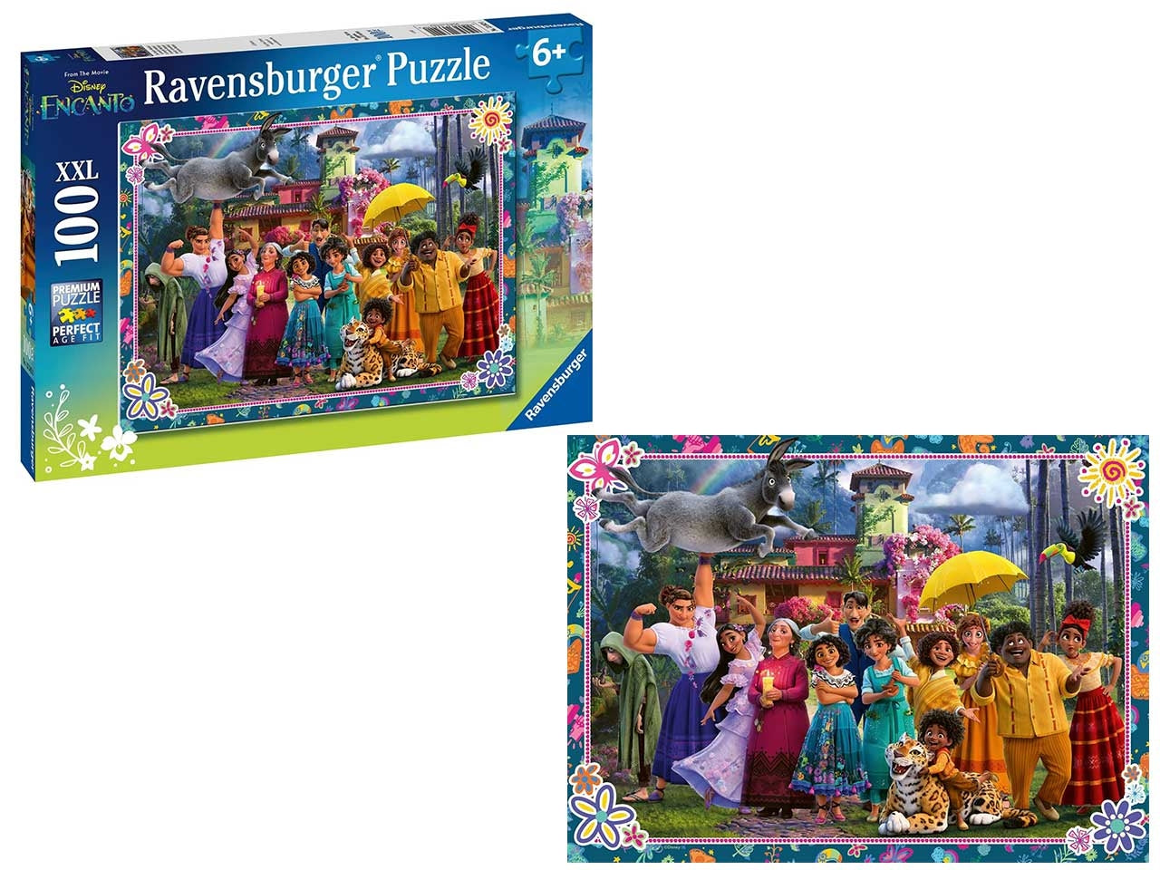 Puzzle Encanto, 100 Pezzi XXL, Età Raccomandata 6+ Anni - Ravensburger