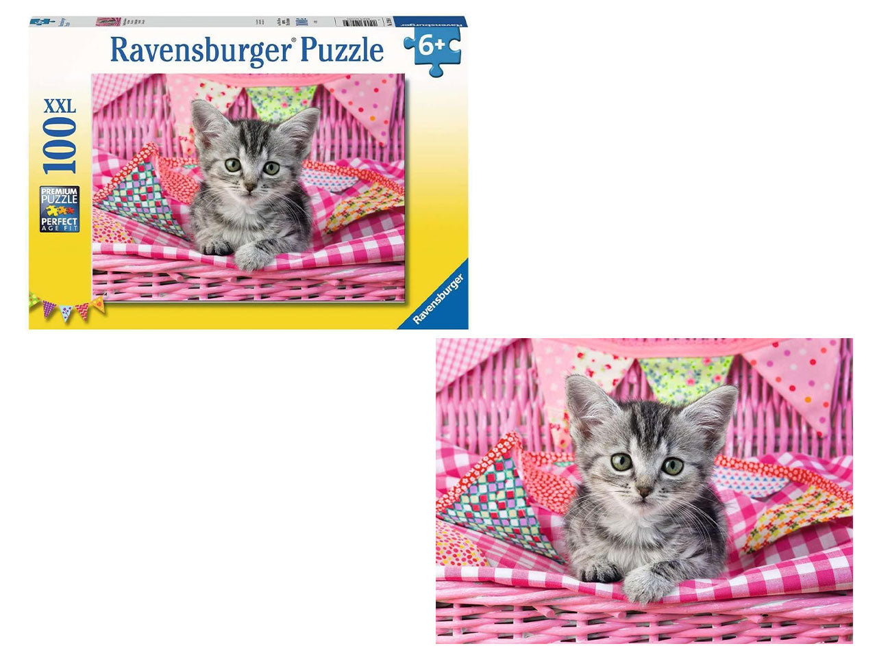 Puzzle 100 pezzi xxl bel gattino