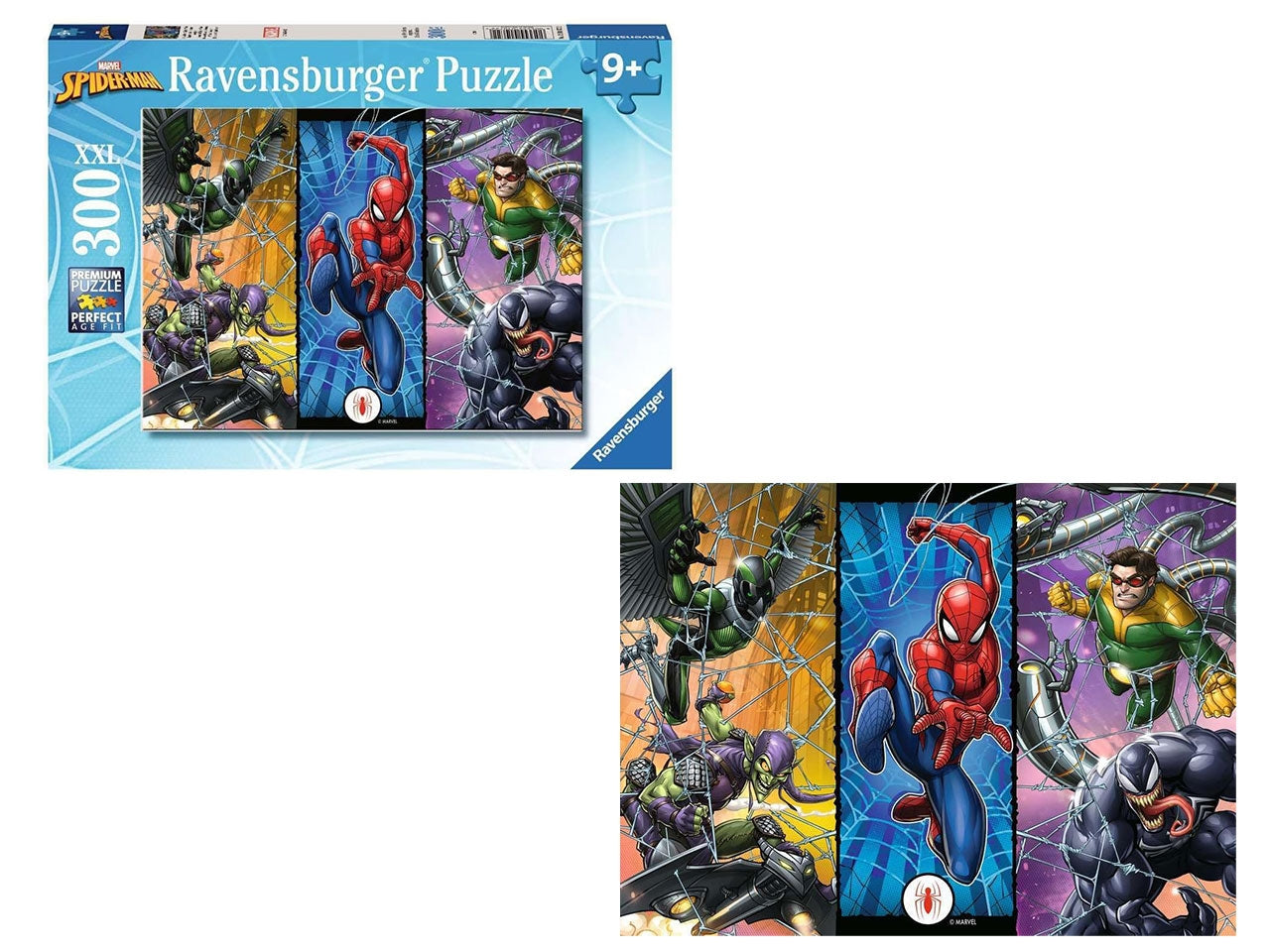 Puzzle 300 Pezzi XXL Marvel Spiderman, Idea Regalo per Bambini 9+ Anni, Gioco Educativo - Ravensburger