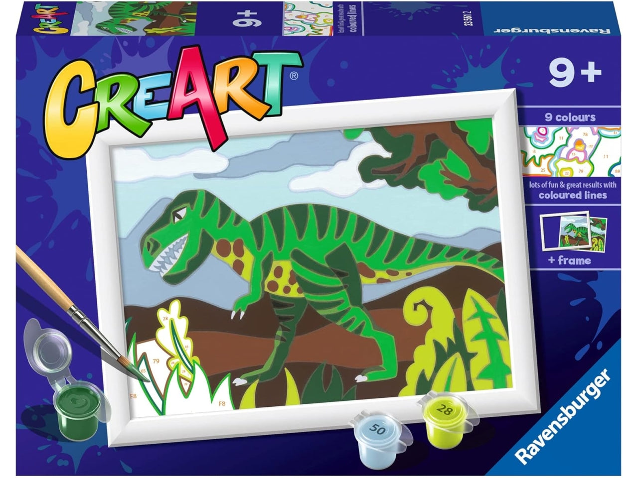 Creart serie e classic - dinosauro affamato | Ravensburger