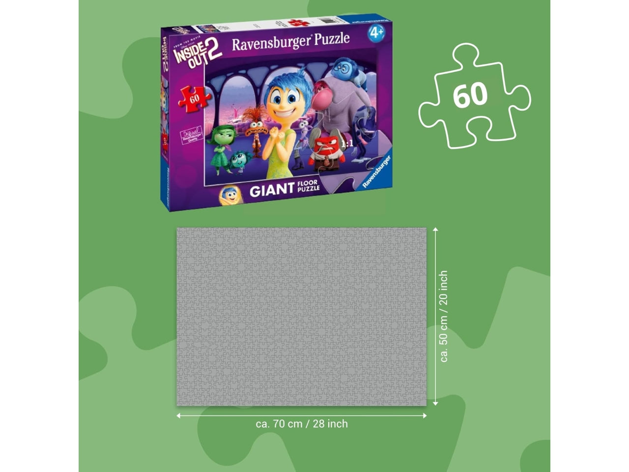 Puzzle 60 pezzi giant inside out 2 | Ravensburger