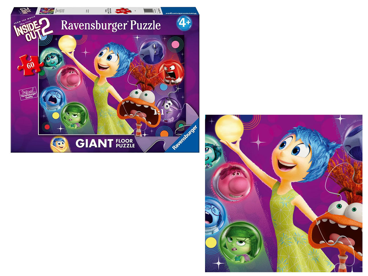 Puzzle 60 pezzi giant inside out 2 | Ravensburger