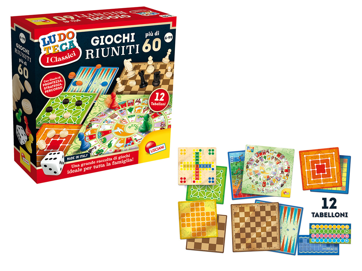 Ludoteca giochi riuniti più di 60