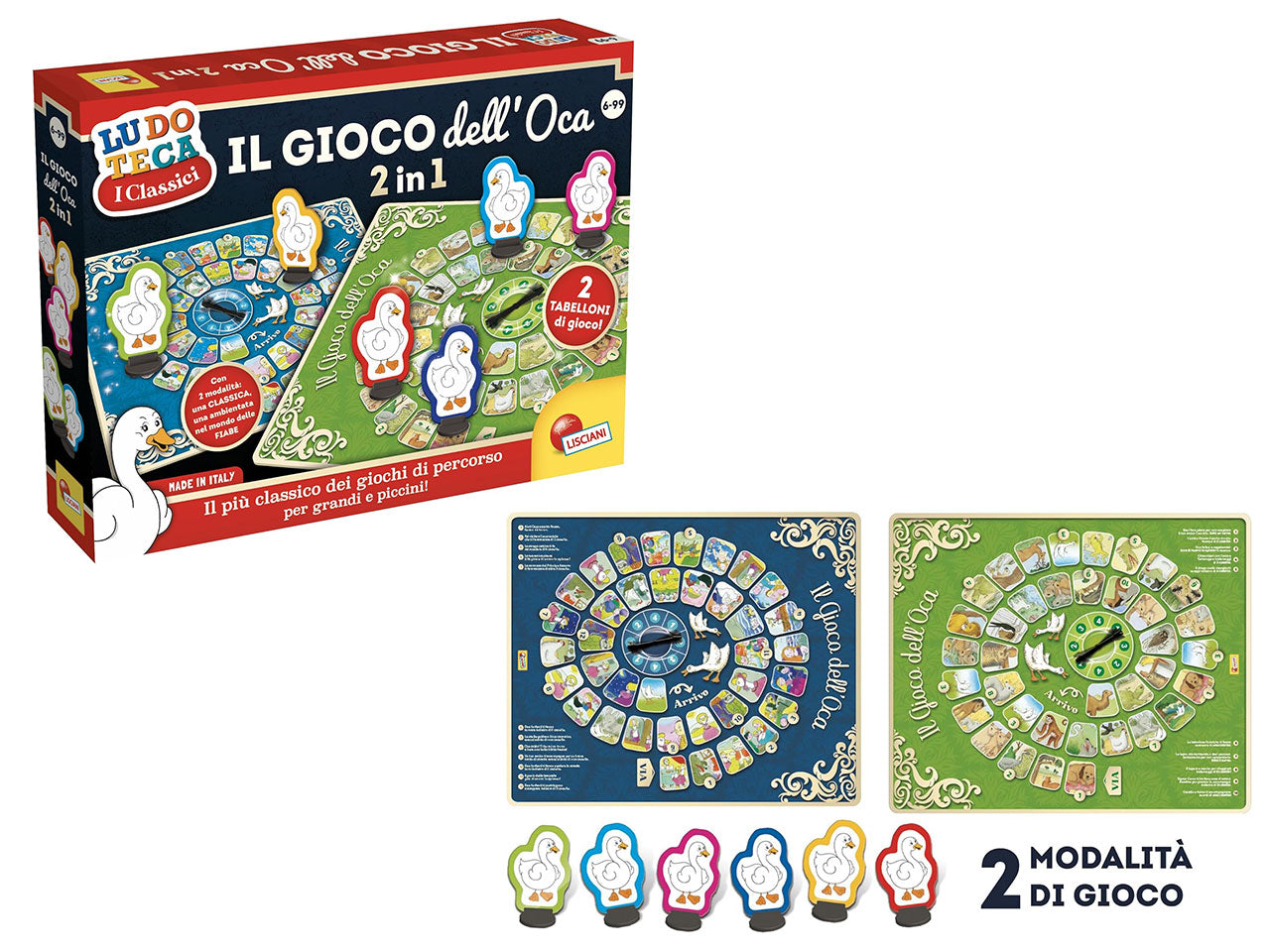 Ludoteca il gioco dell'oca 2 in 1