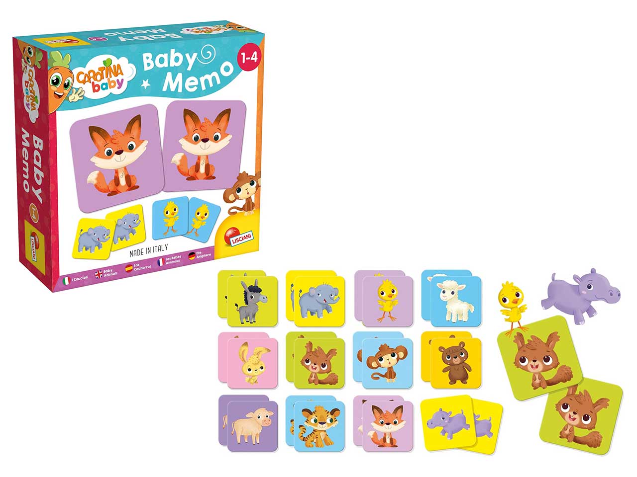 Carotina baby memo cuccioli