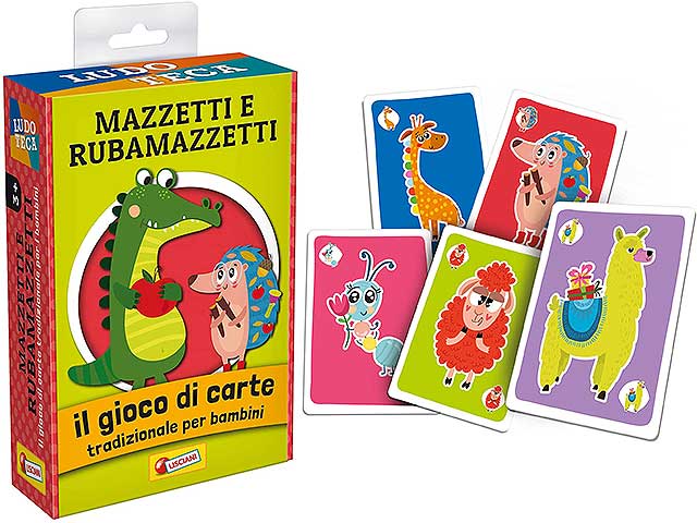 Le carte dei bambini mazzetti e ruba mazzetti