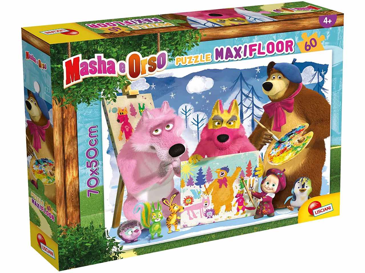 Masha puzzle maxifloor 60 let's paint together!