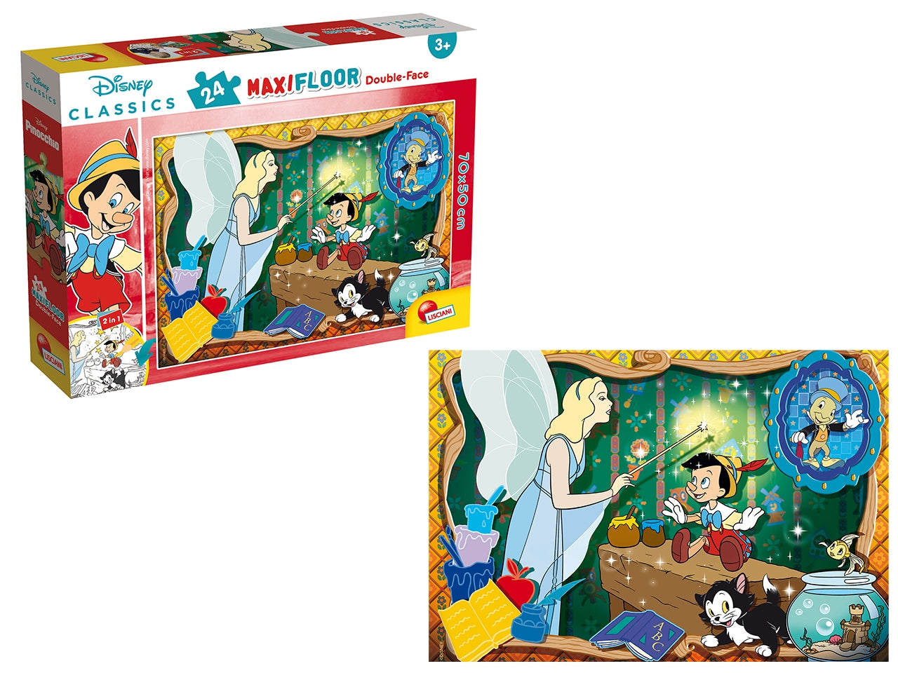 Disney puzzle df maxi floor 24 disney classics pinocchio