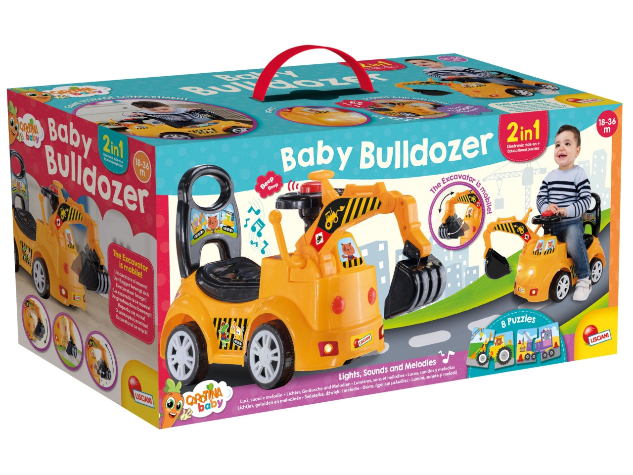 Carotina ride on bulldozer 2 in 1 $