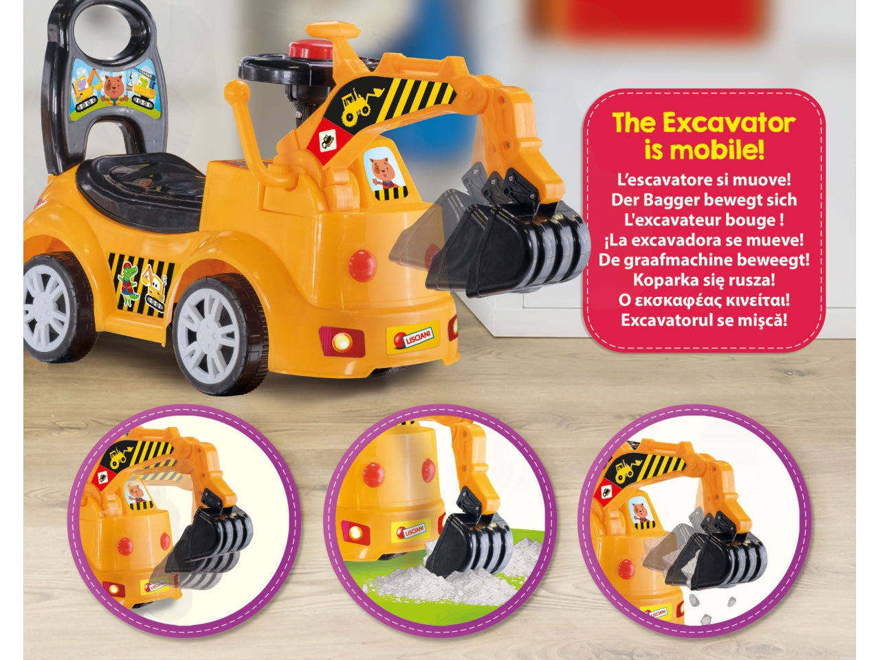 Carotina ride on bulldozer 2 in 1 $
