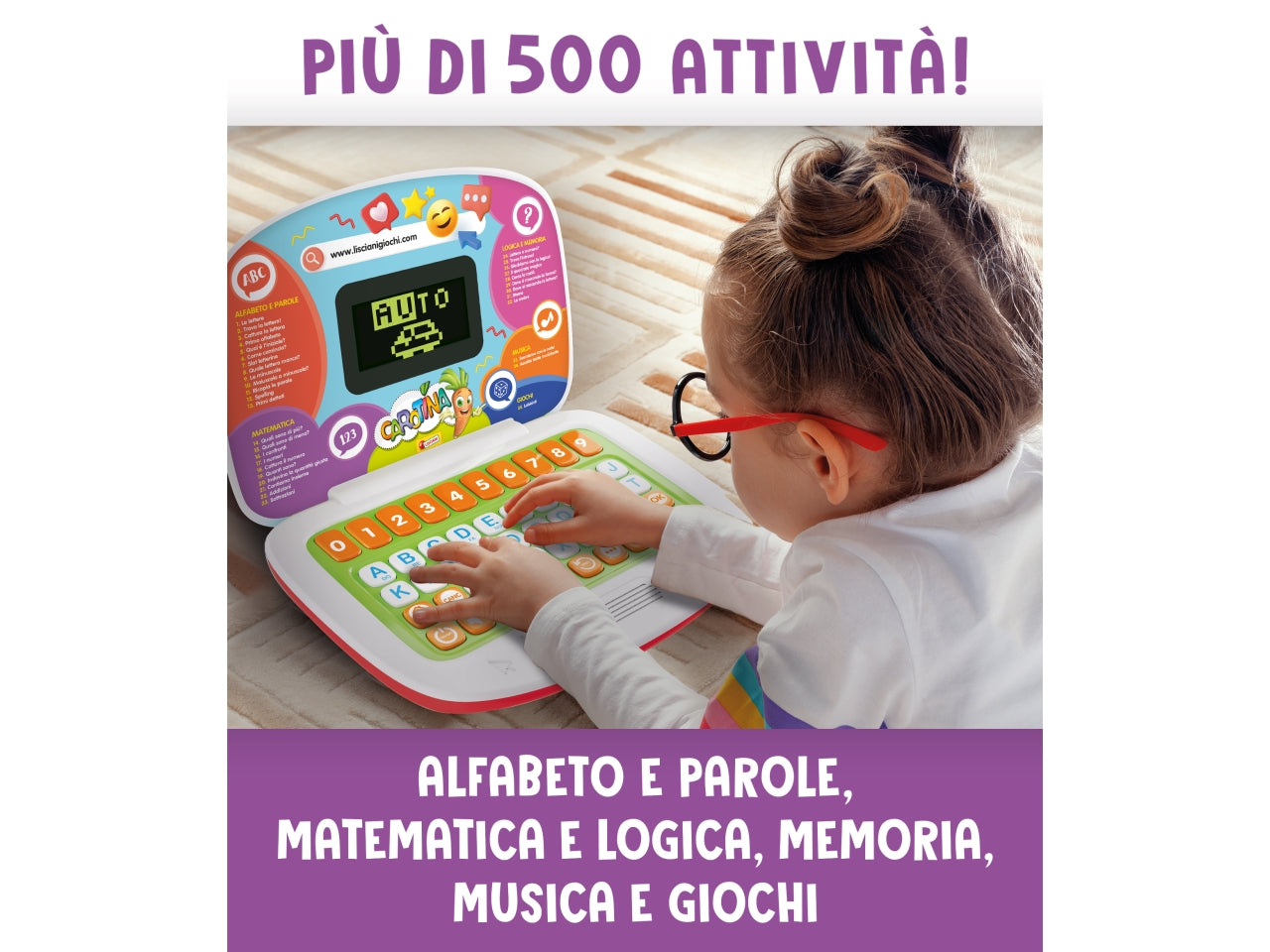 Carotina laptop educativo