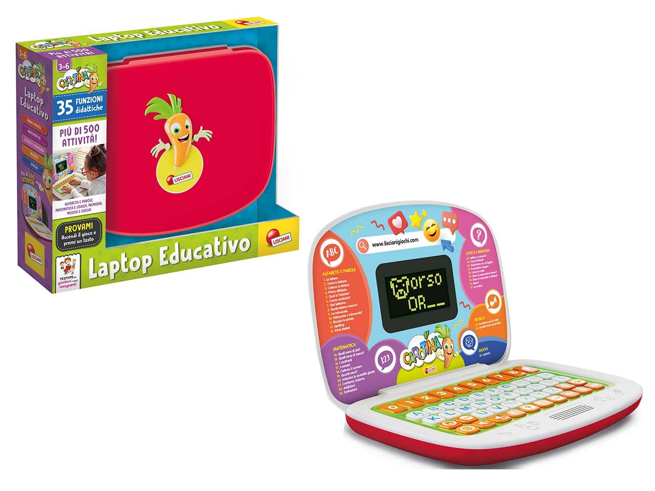 Carotina laptop educativo