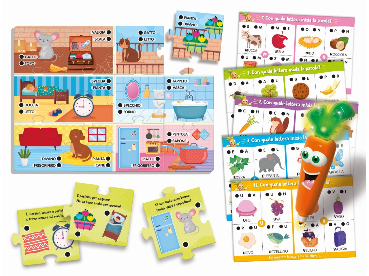 Carotina penna parlante gli utilissimi alfabeto interattivo