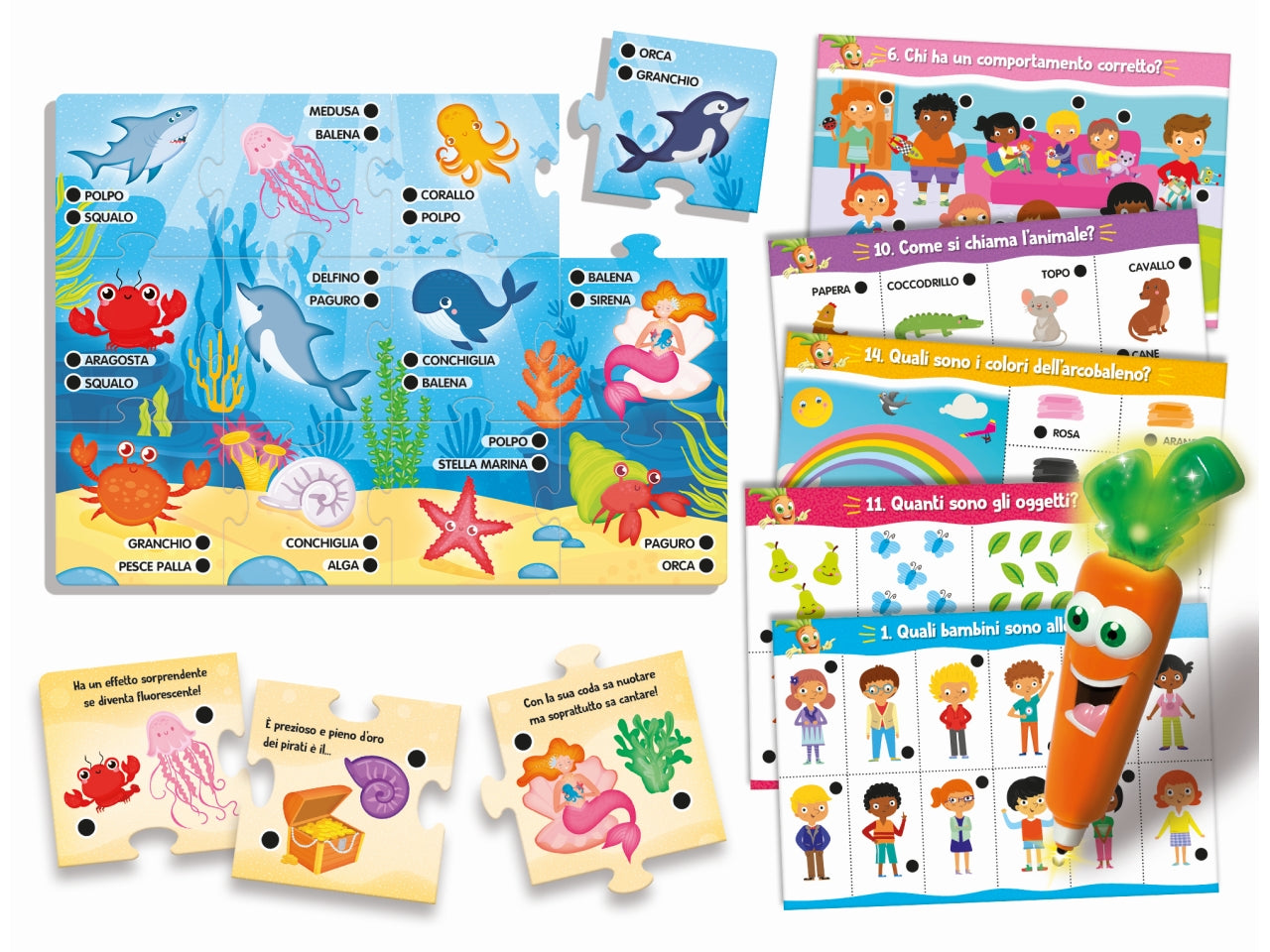 Carotina penna parlante gli utilissimi quiz interattivi