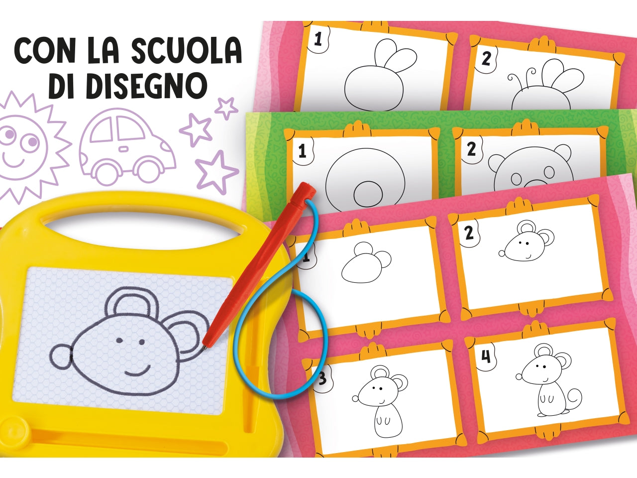 Gioco Educativo Prescolare Carotina Esercizi Divertenti Alfabeto - Multicolor, per Bambini 3-6 Anni, Lisciani