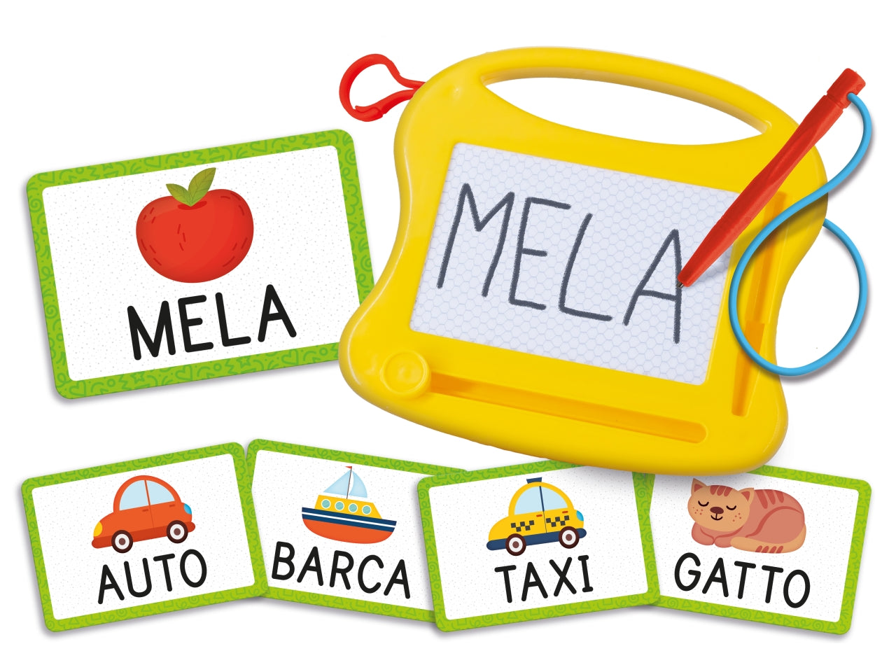 Gioco Educativo Prescolare Carotina Esercizi Divertenti Prime Parole - Multicolor, per Bambini 3-6 Anni, Lisciani