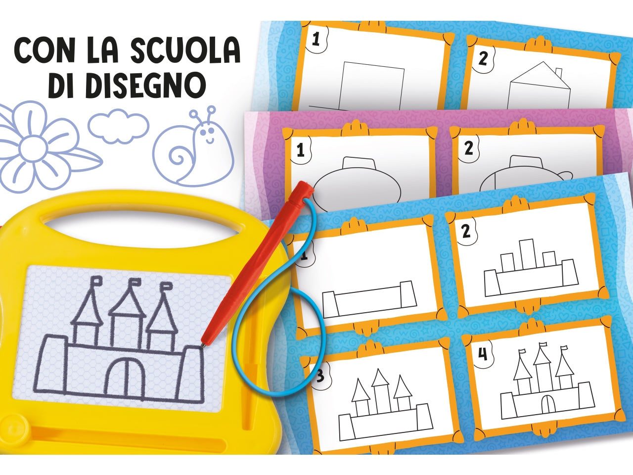 Gioco Educativo Prescolare Carotina Esercizi Divertenti Prime Parole - Multicolor, per Bambini 3-6 Anni, Lisciani