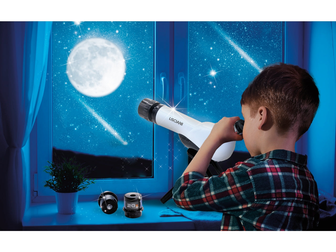 Gioco Scientifico I'm a Genius Il Telescopio - Multicolor, per Bambini 7-12 Anni, Lisciani