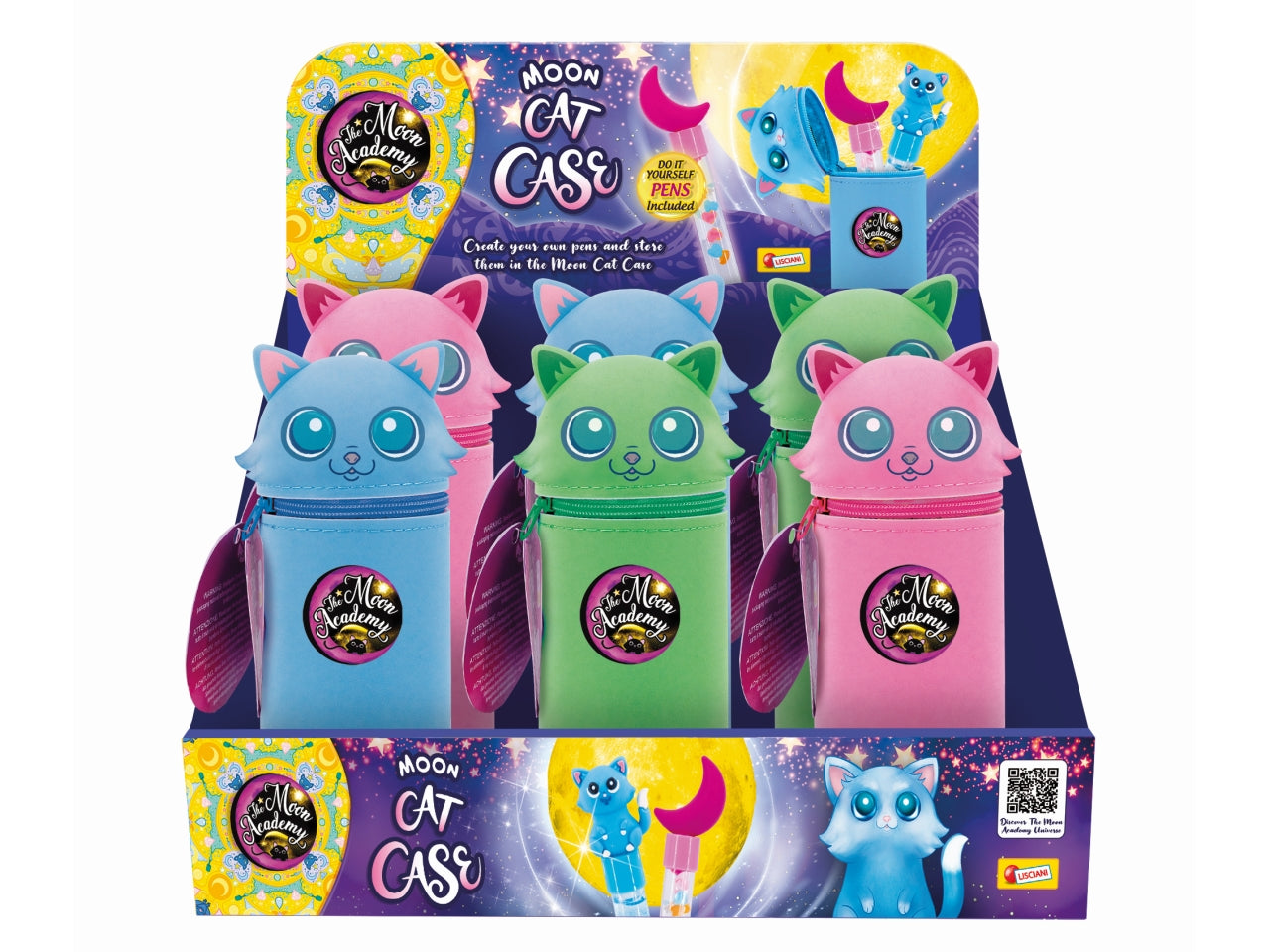 Gioco Creativo The Moon Academy Moon Cat Case - Multicolor, per Bambini 7-12 Anni, Lisciani $