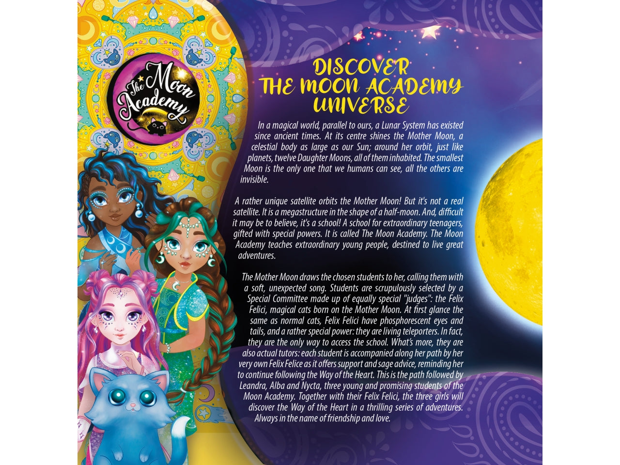 Gioco Creativo The Moon Academy Moon Magic Art - Cat - Multicolor, per Bambini da 7 Anni, Lisciani