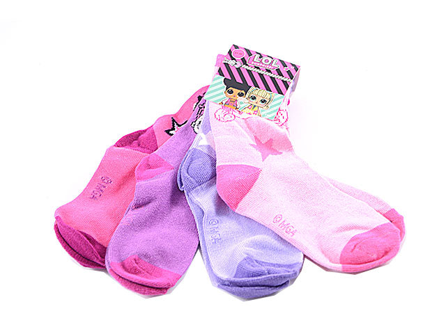 Lol sursprise calza corta taglie 23/26-27/30-31/34 assortiti