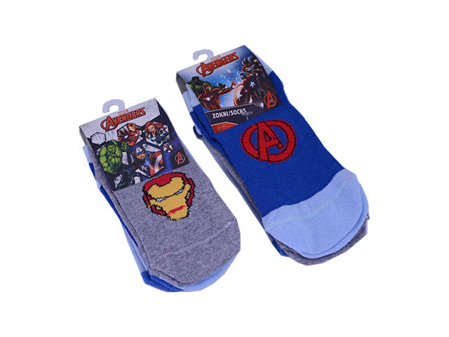 Avengers calzini taglie 23/26+27/30+31/34 assortiti