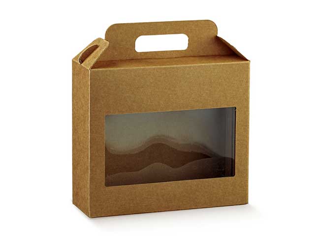 Valigetta avana con finestra 22x8x19,5cm