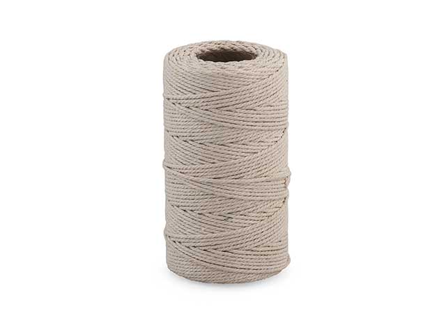 Spago lino tortora 1mm 100mt