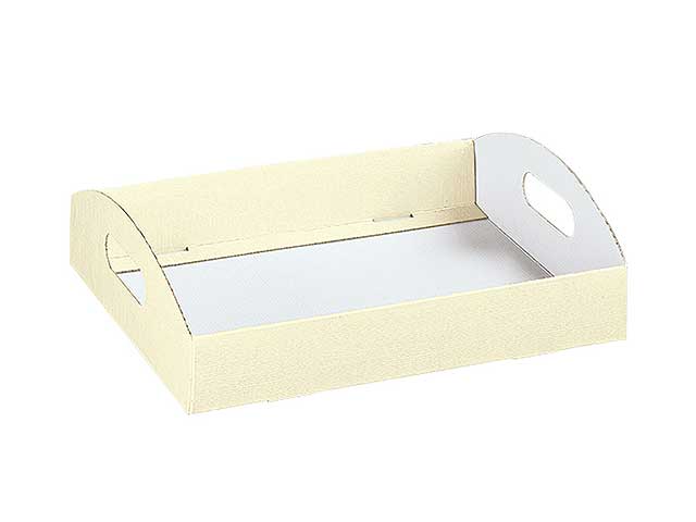Vassoio 435x290x45 seta avorio 14170