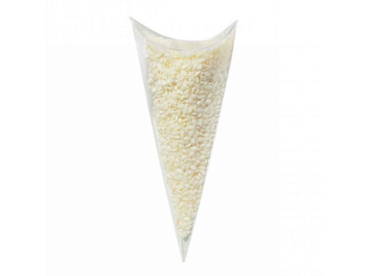 Cono trasparente portaconfetti 19cm