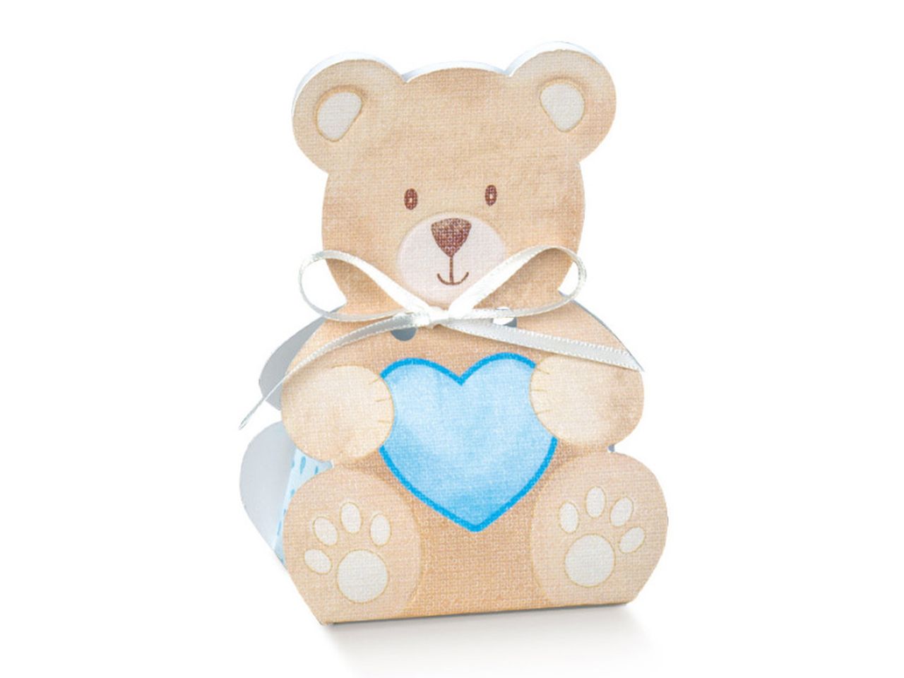 Scatola orsetto 6x4,5x11cm azzurra