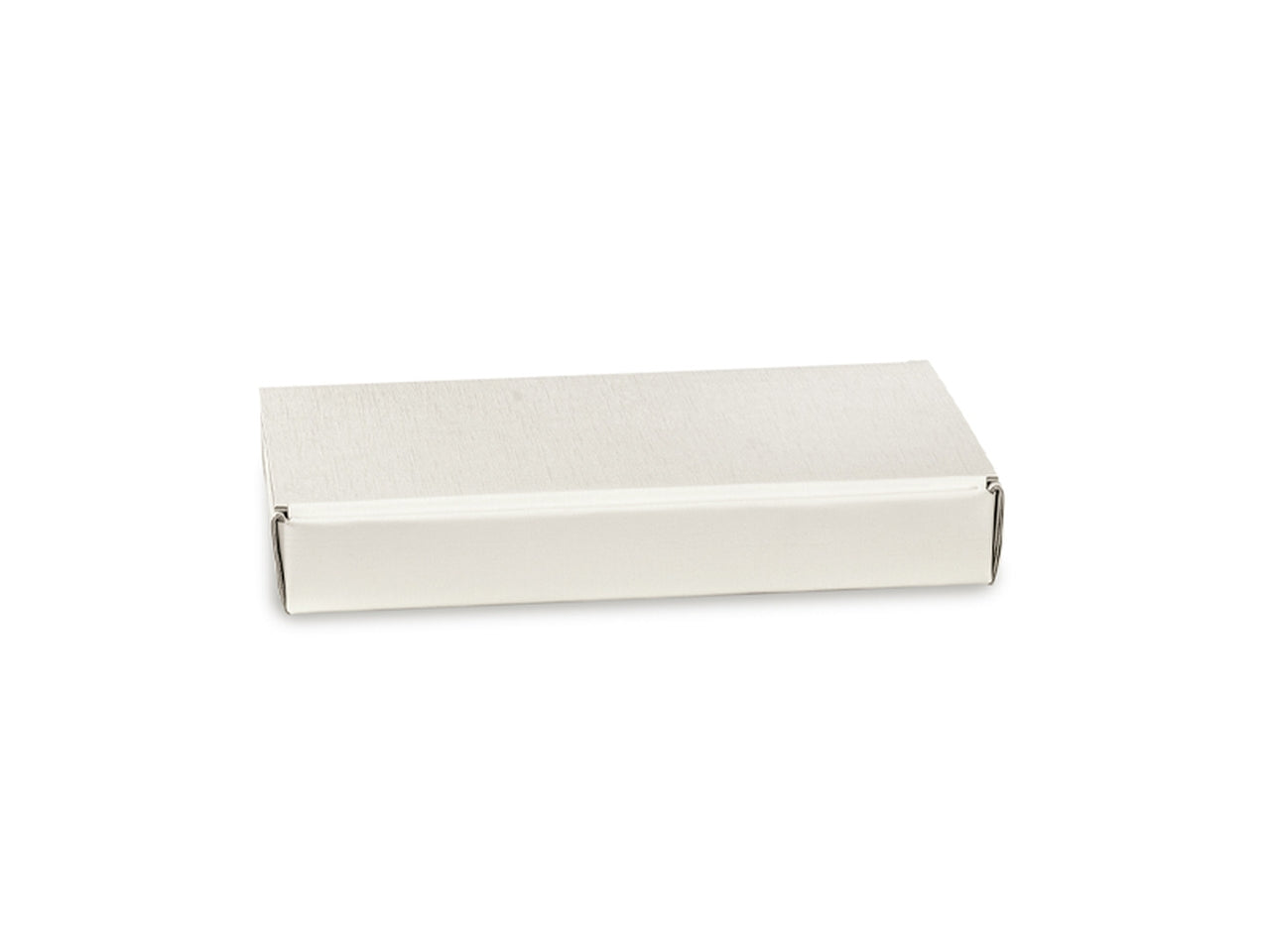 Scatola corn-on misura 220x170x30mm in fibra bianca