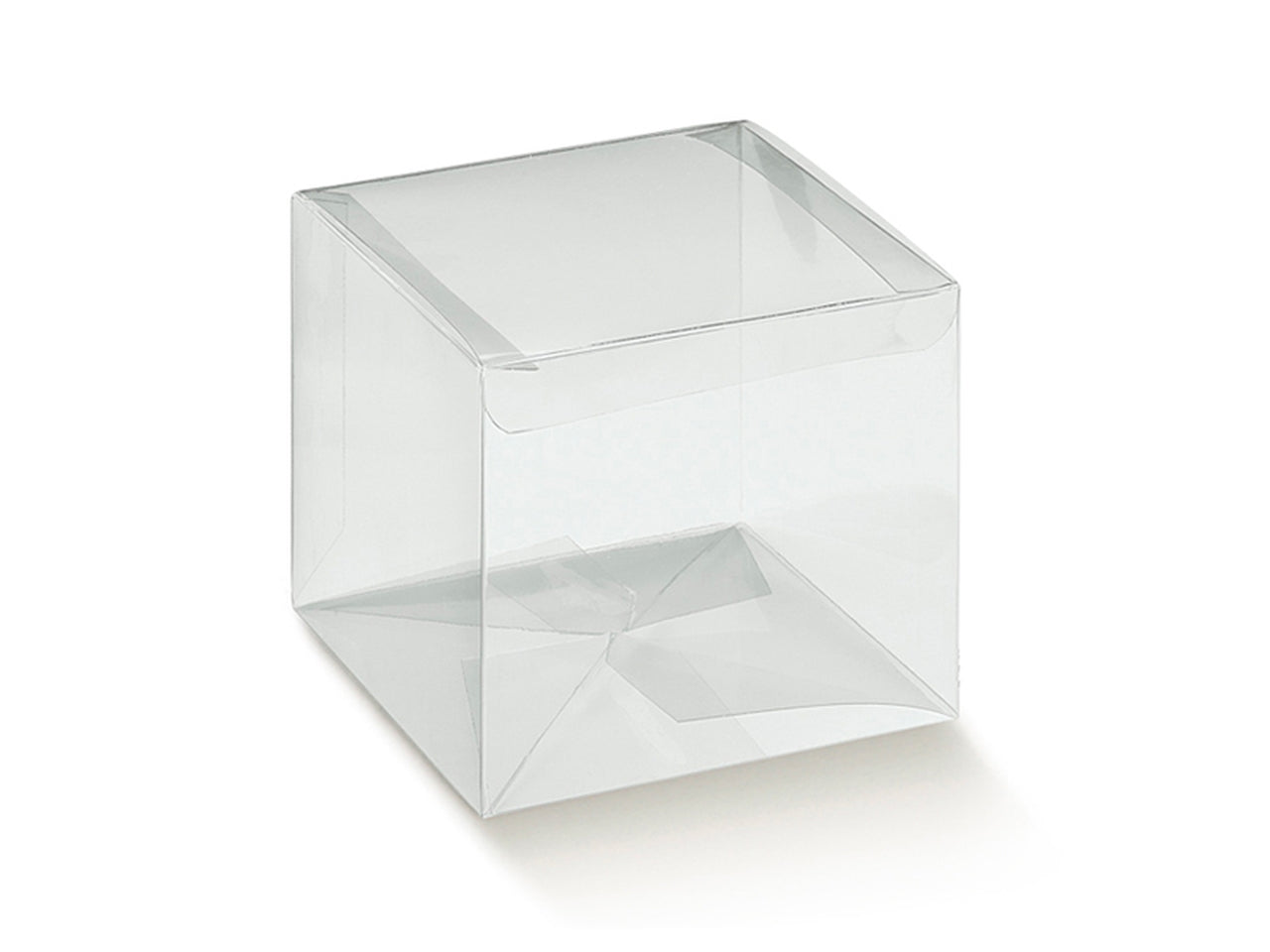 Scatola pet automatica trasparente 6x6x6cm