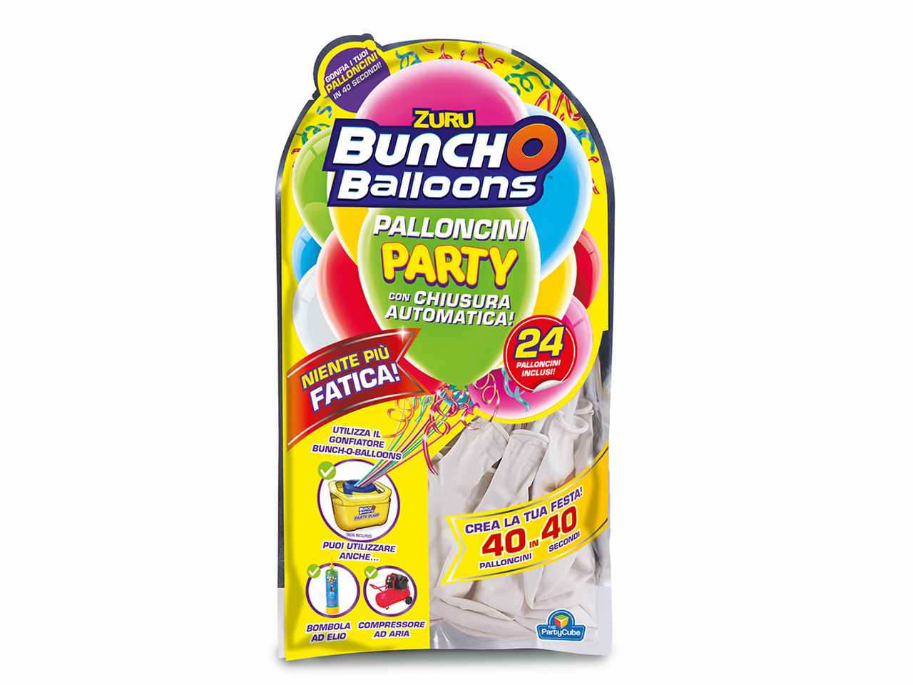 Palloni bunch-o-balloons 24 pezzi bianchi zu003