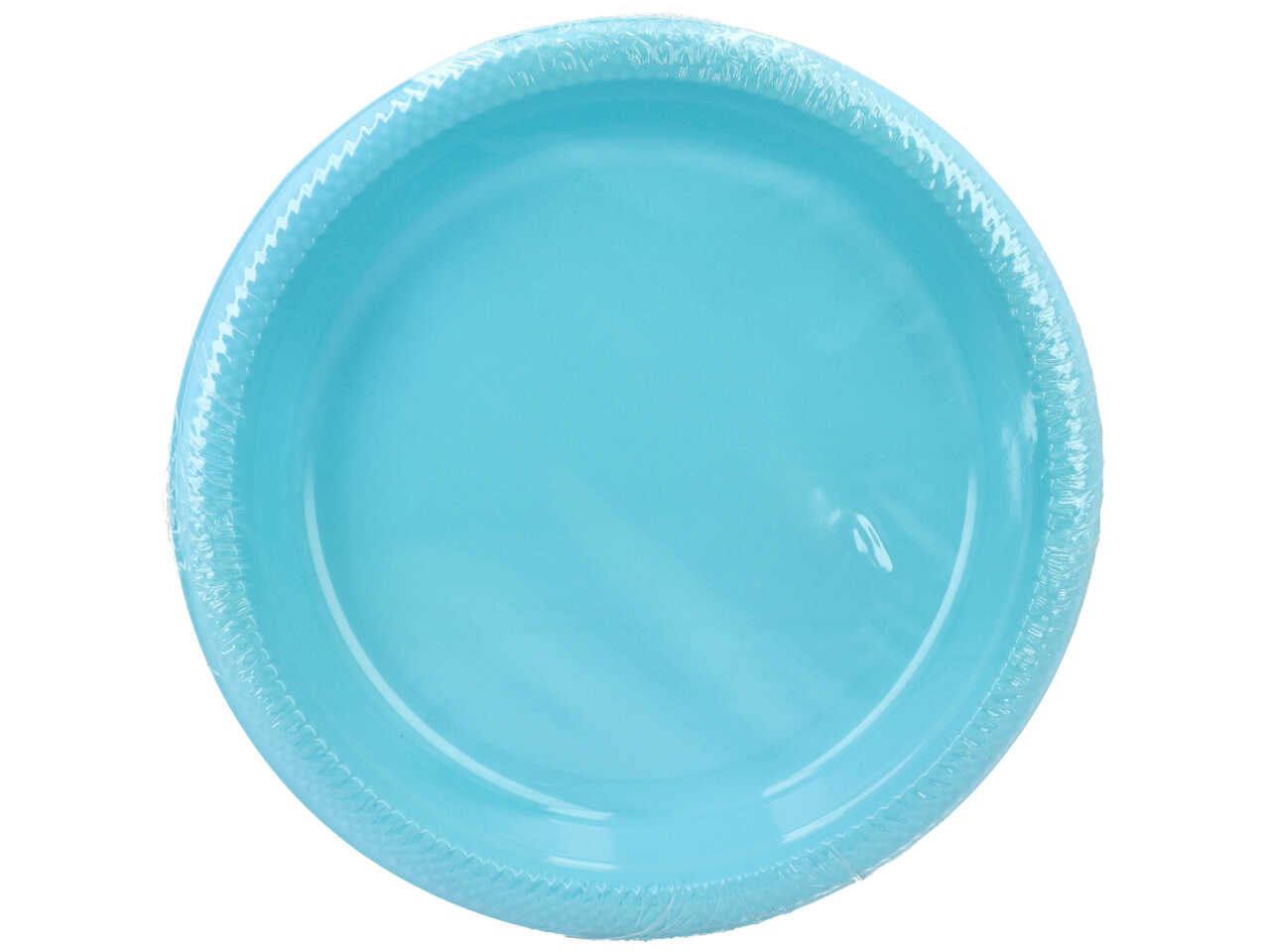 Piatto piano 22,8 cm . azzurro 10 pezzi