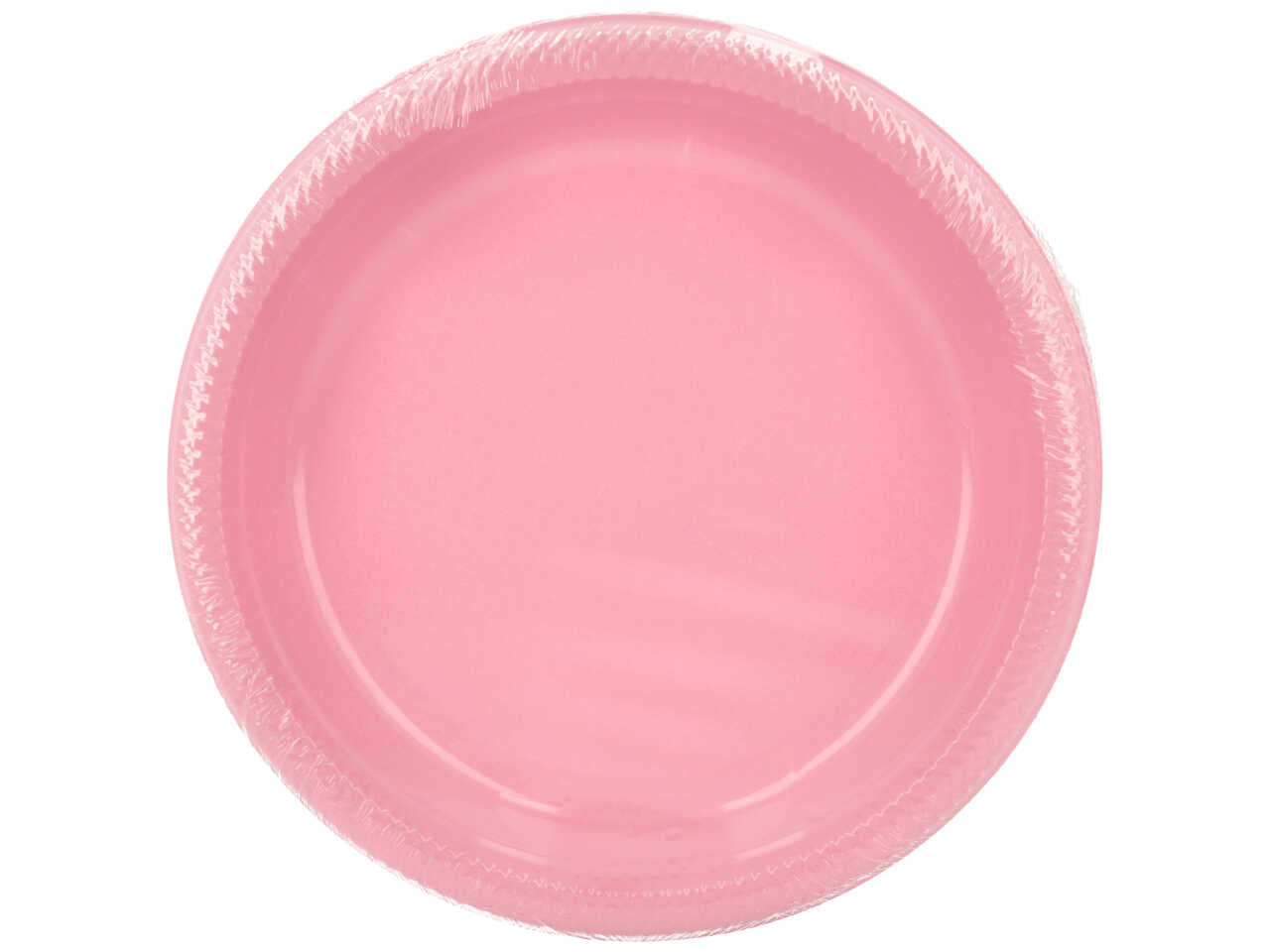 Piatto piano 22,8 cm . rosa 10 pezzi