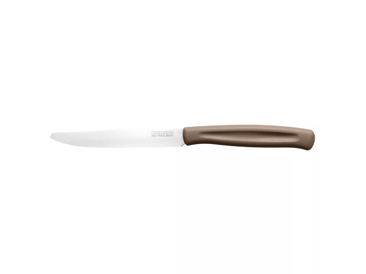 Coltelli da bistecca marrone dinamik 6 pezzi