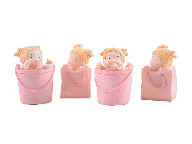 Bimbe in secchio resina 5586 $