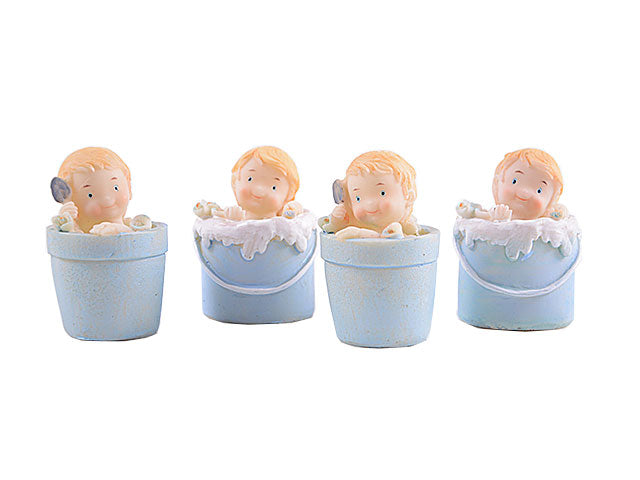Bimbi in secchio resina 5587