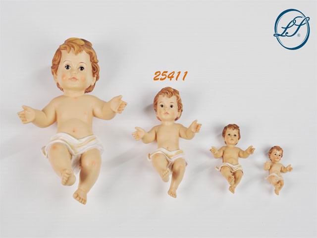 Gesu' bambino in resina misura 10cm
