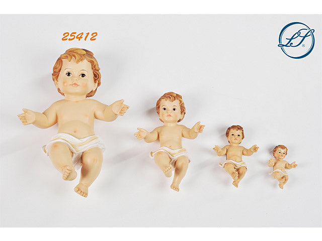 Gesu' bambino in resina misura 15cm